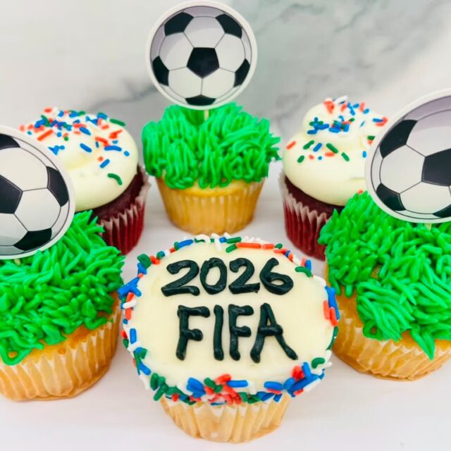 We're in the World Cup spirit! ⚽️✈️

FIFA fans touching down at DFW Airport can enjoy some special cupcakes, mini bundts, cookies and a NEW limited edition Iced Raspberry Chai Latté!

#oneDFW #worldcup #FIFAWorldCup2026 #WorldCup2026 #whiskandbowl #whiskandbowlbakery